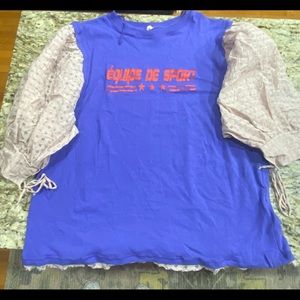 New w/o tags Free People Just Met Tee Large